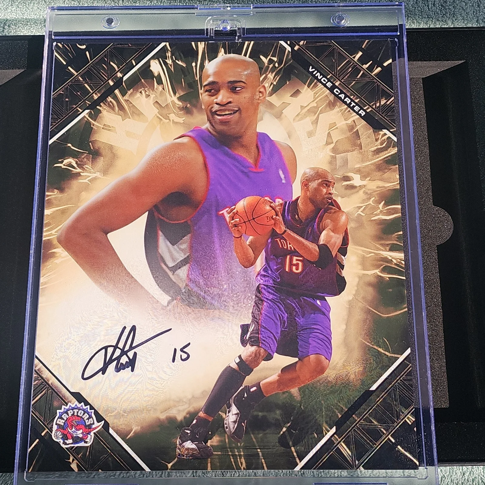 Vince Carter — Vince Carter Signed Toronto Raptors Photo, Fanatics FanSecure, 08/50, image 5