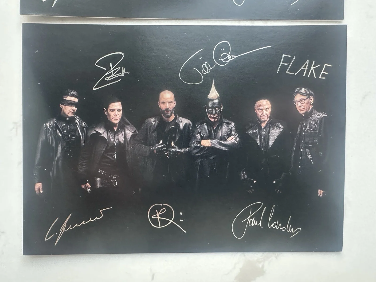 2x RAMMSTEIN Band Official Autograph Card (Print Signature) 4x6, image 3
