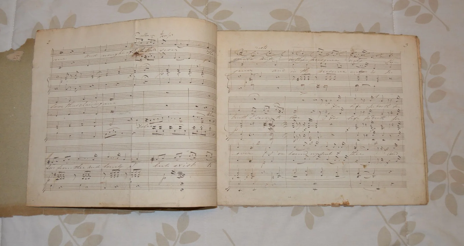 SIGNED AUTOGRAPH 1829 MUSIC COMPOSER GEORGE RODWELL SCORE royal academy music, изображение 4