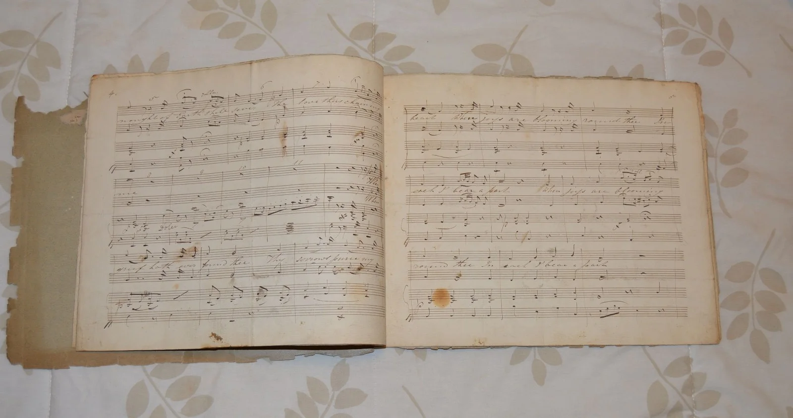 SIGNED AUTOGRAPH 1829 MUSIC COMPOSER GEORGE RODWELL SCORE royal academy music, изображение 5
