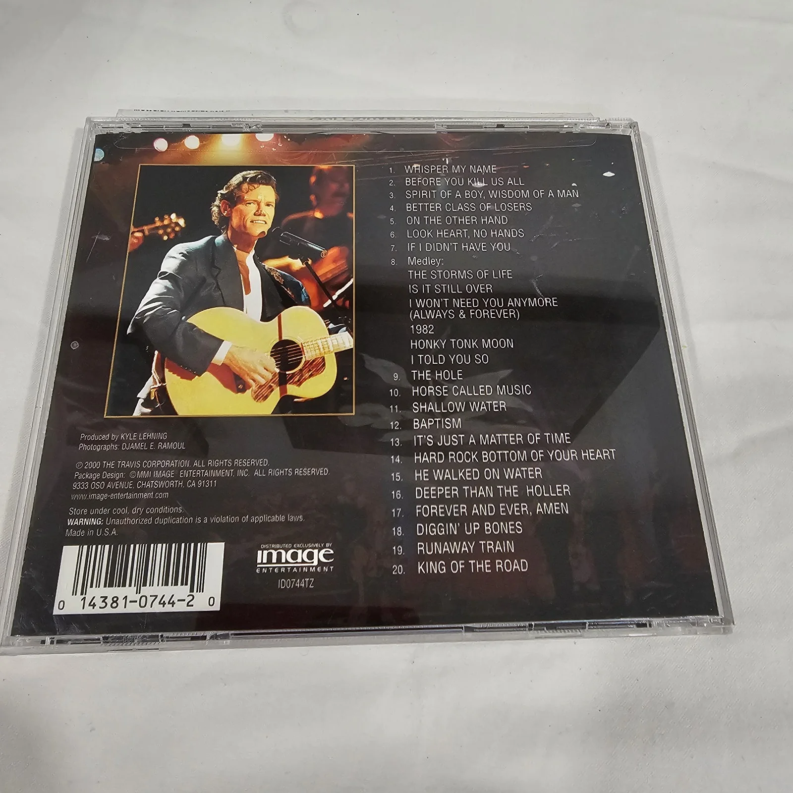 RANDY TRAVIS SIGNED AUTOGRAPHED CD "It Was Just A Matter Of Time", image 2