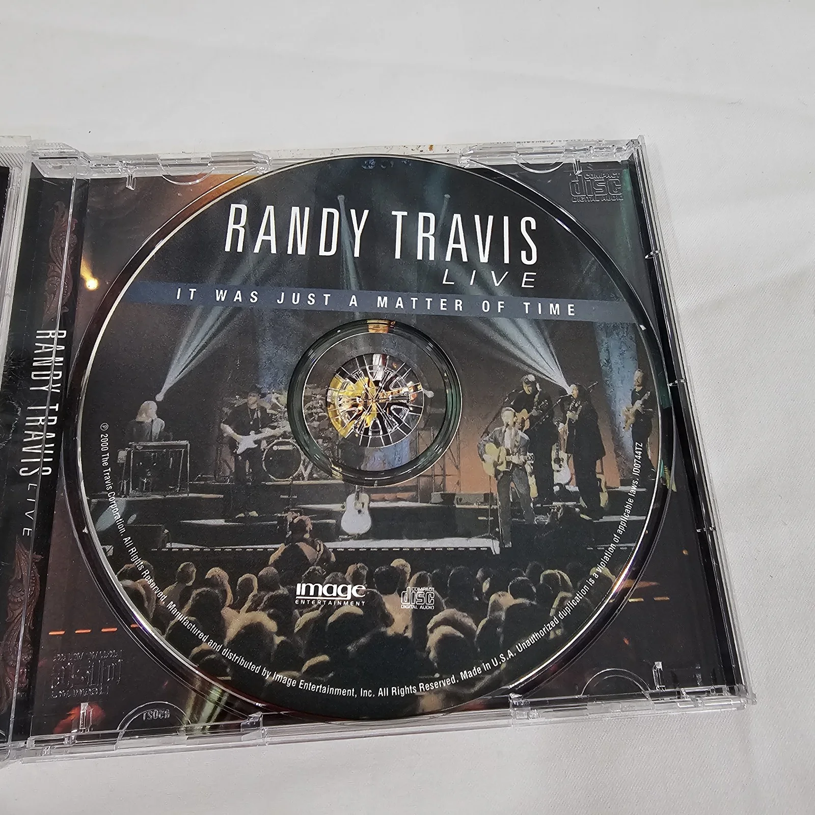 RANDY TRAVIS SIGNED AUTOGRAPHED CD "It Was Just A Matter Of Time", image 3