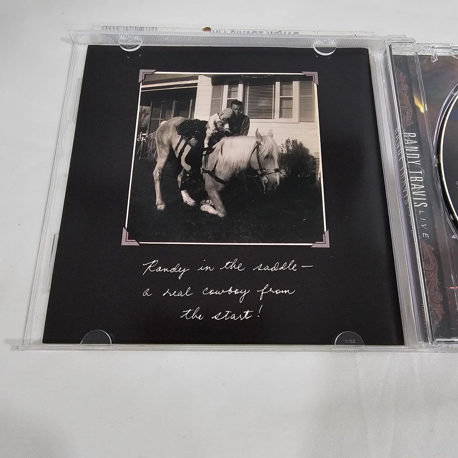 RANDY TRAVIS SIGNED AUTOGRAPHED CD "It Was Just A Matter Of Time", image 4