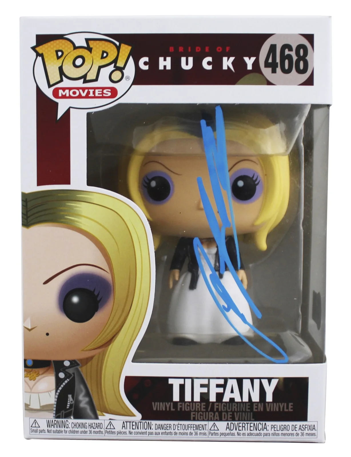 Jennifer Tilly — Jennifer Tilly Bride of Chucky Signed Tiffany #468 Funko Pop Vinyl Figure BAS