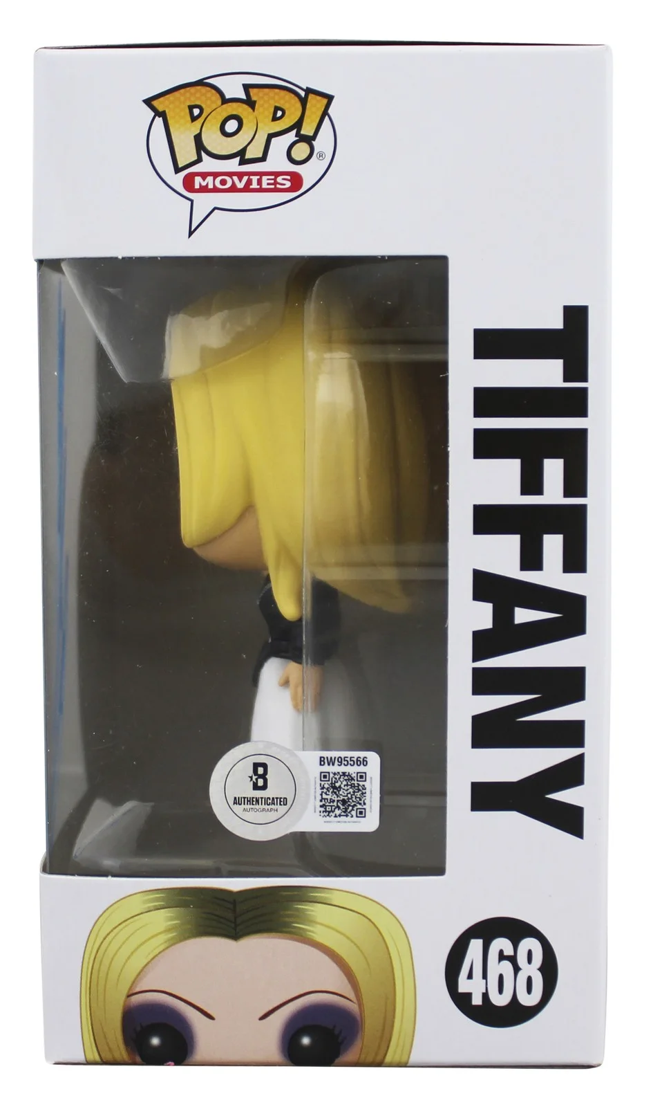 Jennifer Tilly — Jennifer Tilly Bride of Chucky Signed Tiffany #468 Funko Pop Vinyl Figure BAS, изображение 3