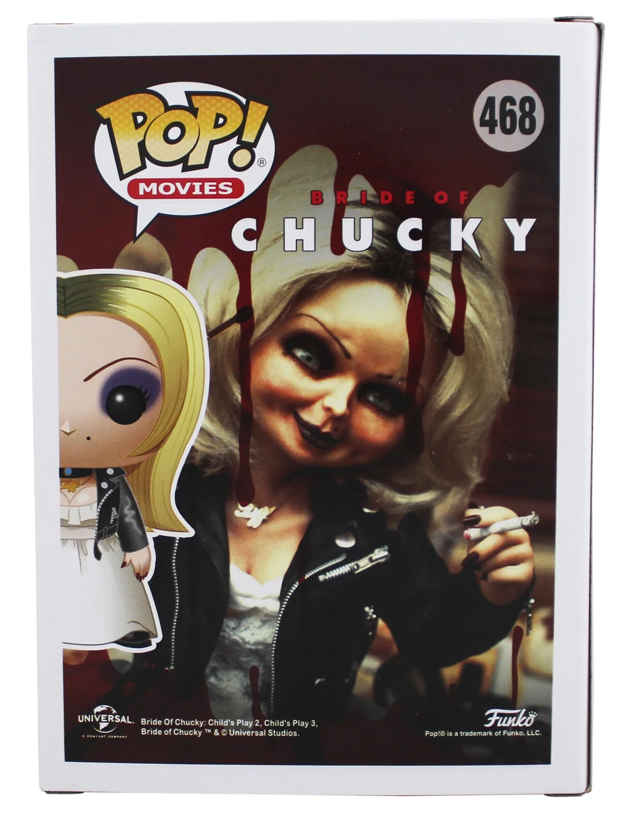 Jennifer Tilly — Jennifer Tilly Bride of Chucky Signed Tiffany #468 Funko Pop Vinyl Figure BAS, изображение 4