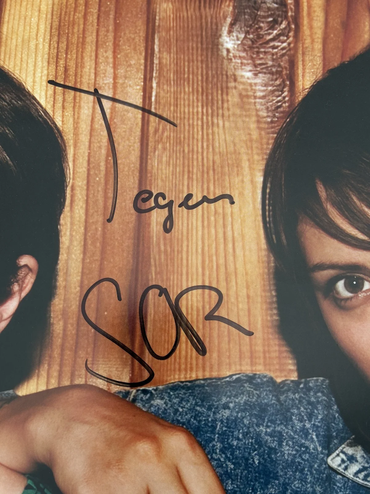 2011 Tegan and Sara Get Along 18x24" Poster Autographed Signed Black Eye, изображение 2