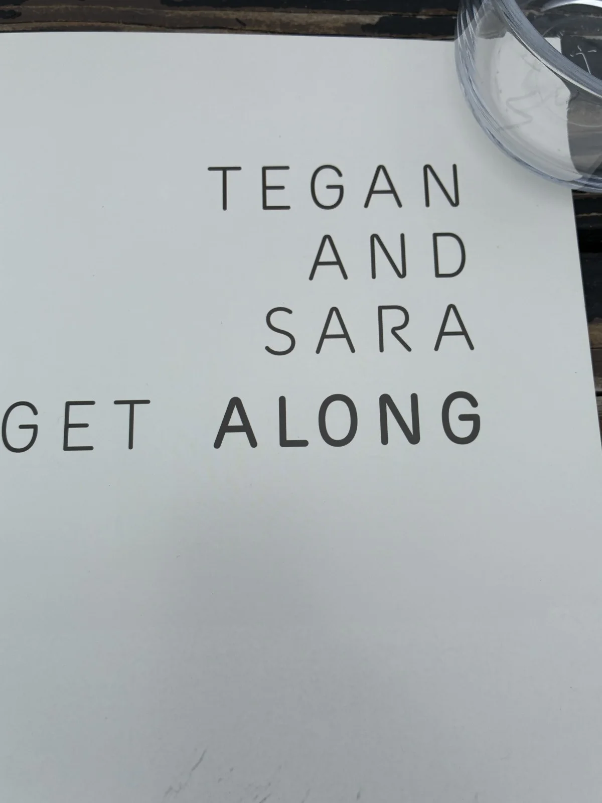 2011 Tegan and Sara Get Along 18x24" Poster Autographed Signed Illustrated, изображение 3