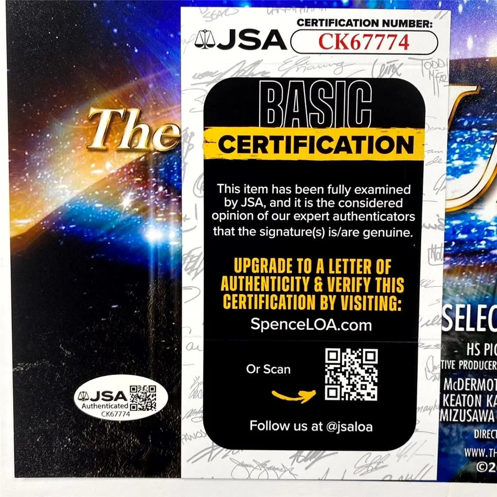 Isamu Imakake signed Laws of the Universe Part 0 11x17 Photo autograph ~ JSA, изображение 4