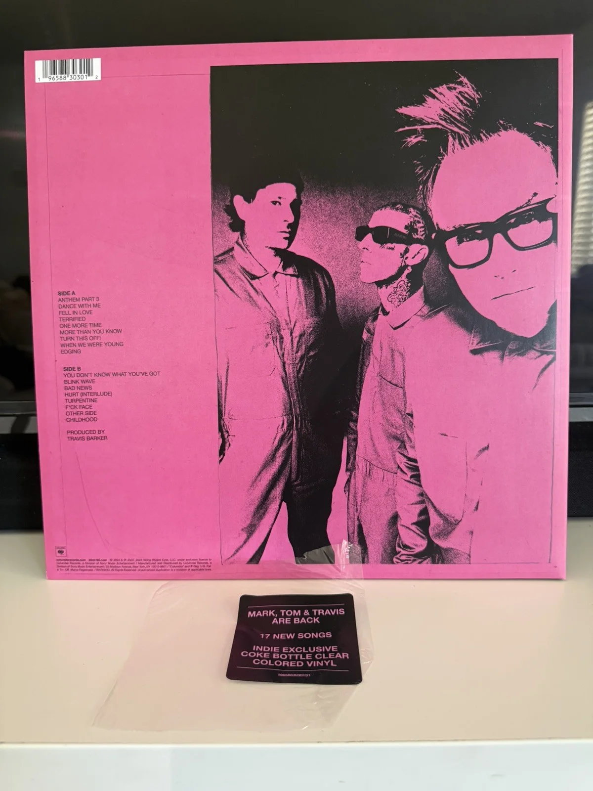 Blink 182 One More Time SIGNED Vinyl LIMITED EDITION, image 2