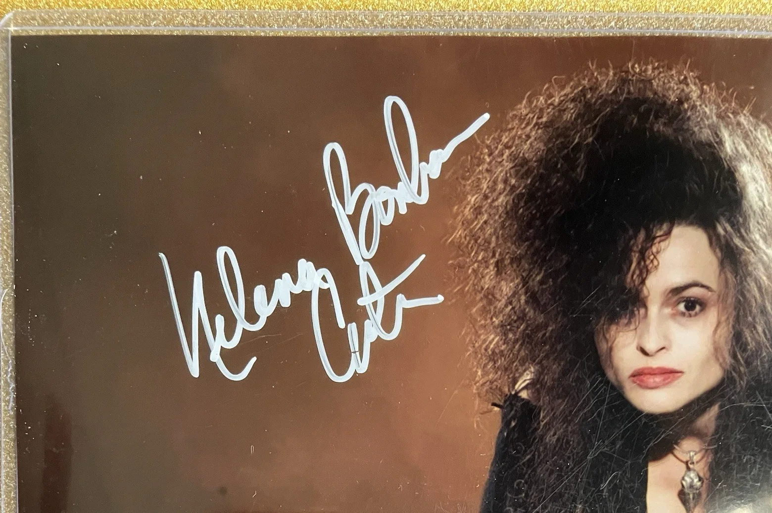 Helena Bonham Carter — Helena Bonham Carter Autographed Harry Potter Bellatrix Lestrange 8x10 Photo COA, image 2