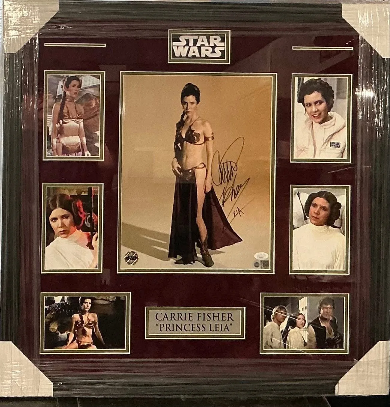 Carrie Fisher — Carrie Fisher Princess Leia Star Wars Signed 11x14 Photo JSA Authenticated