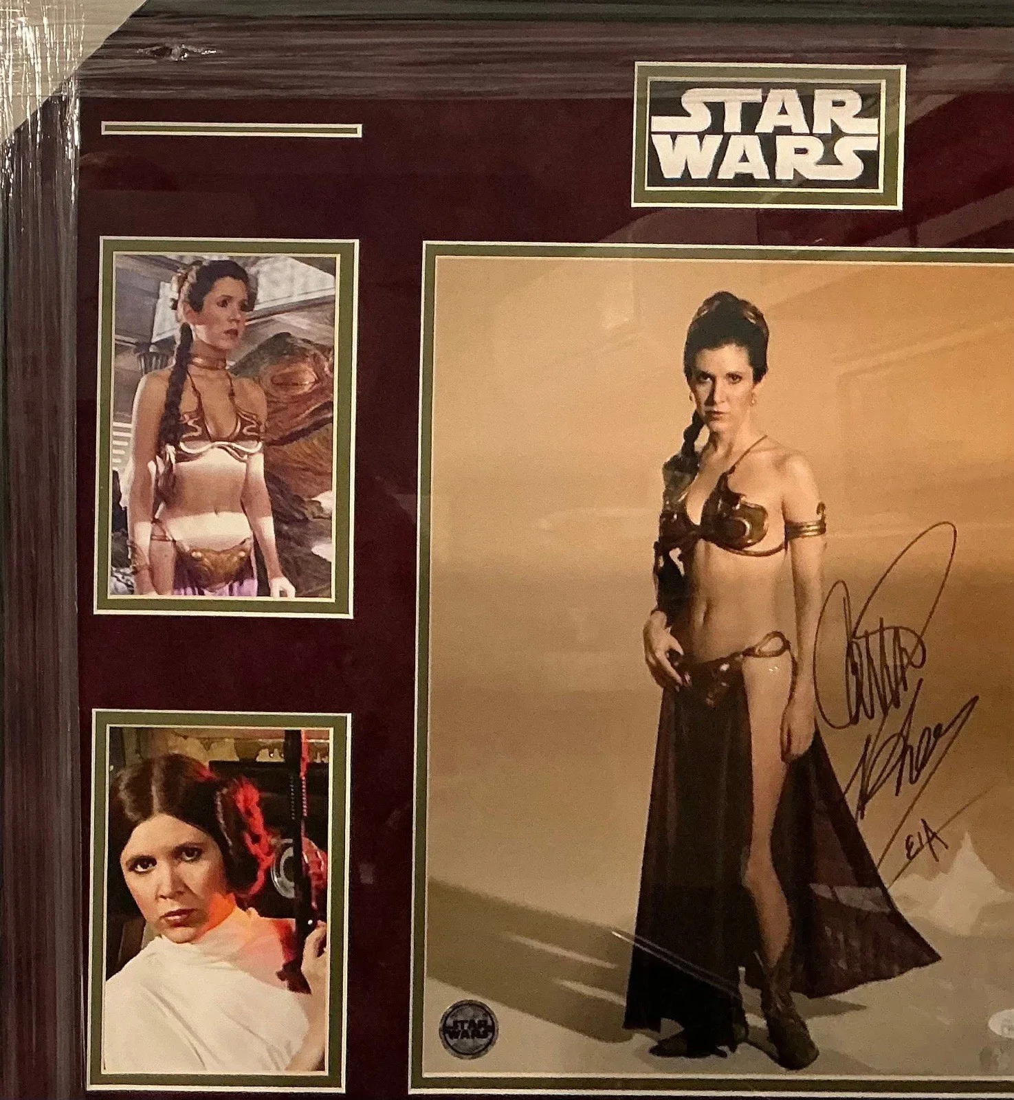 Carrie Fisher — Carrie Fisher Princess Leia Star Wars Signed 11x14 Photo JSA Authenticated, изображение 5