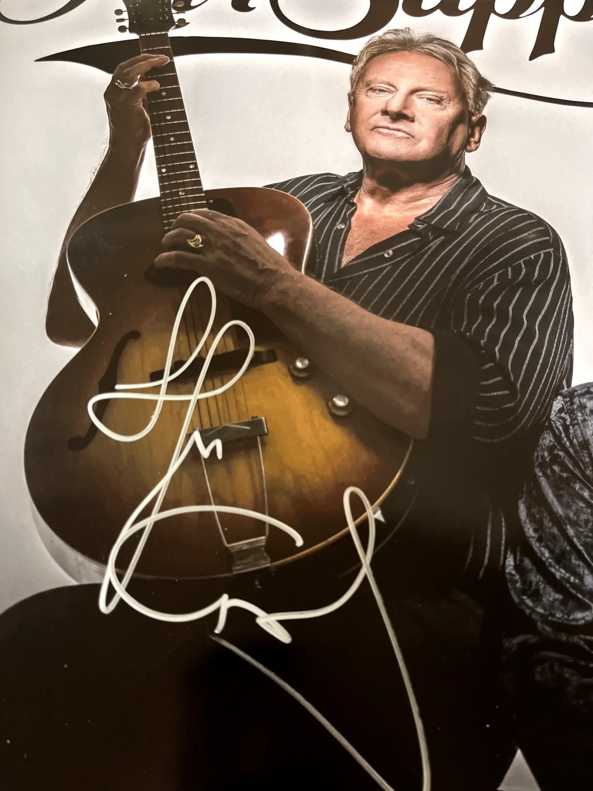 LOVE AUTOGRAPH Air Supply Concert Poster Signed by both, w set list!, image 3
