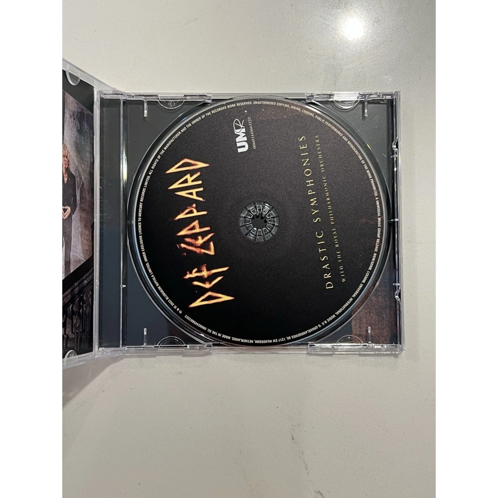 Def Leppard SIGNED Drastic Symphonies CD Autographed ACOA Authenticated #2, image 3