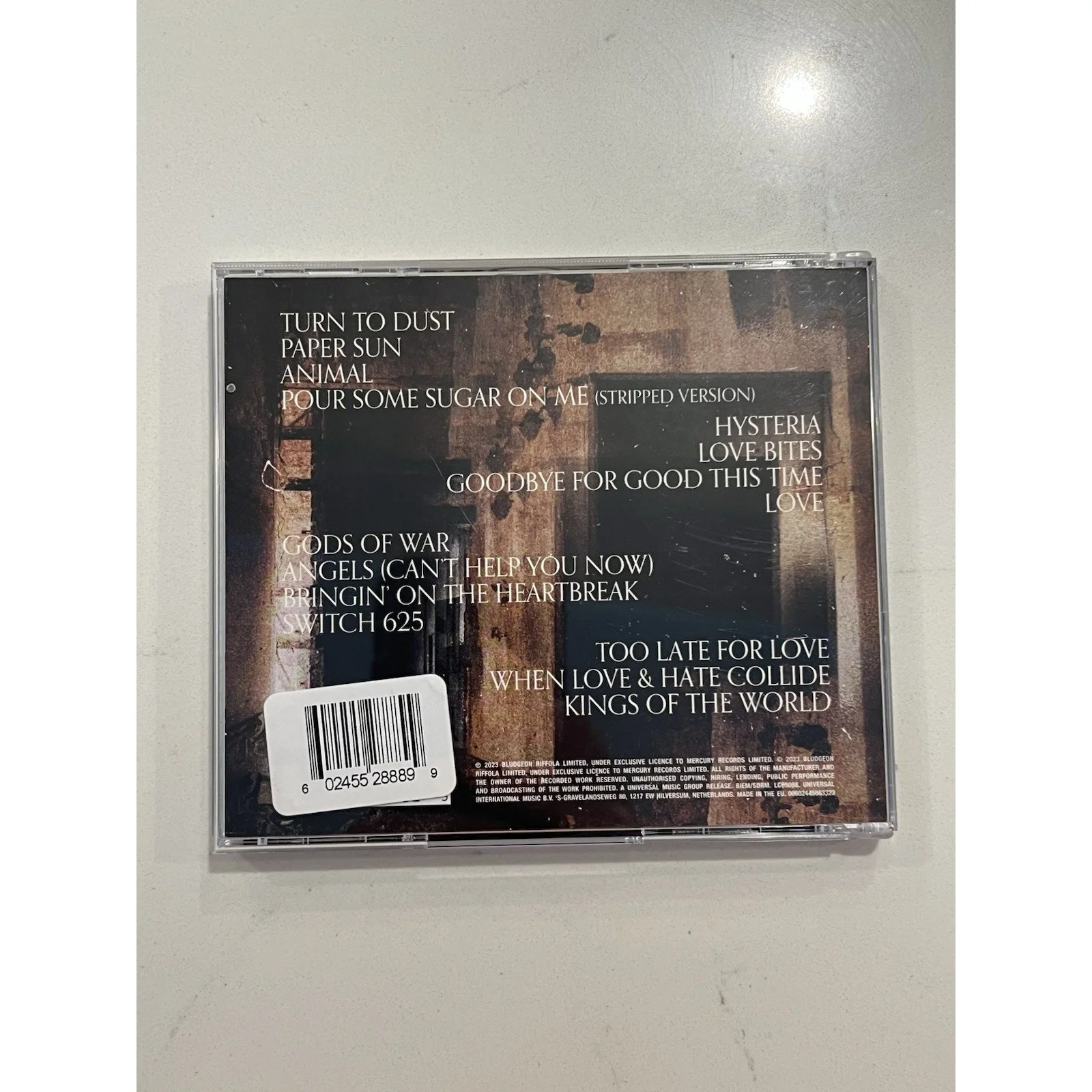Def Leppard SIGNED Drastic Symphonies CD Autographed ACOA Authenticated #2, image 4