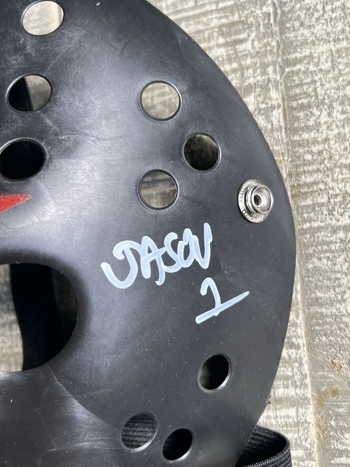 Ari Lehman — Ari Lehman Signed & Inscribed Jason Voorhees Mask “I Love Weed” Jason 1 Beckett, изображение 4
