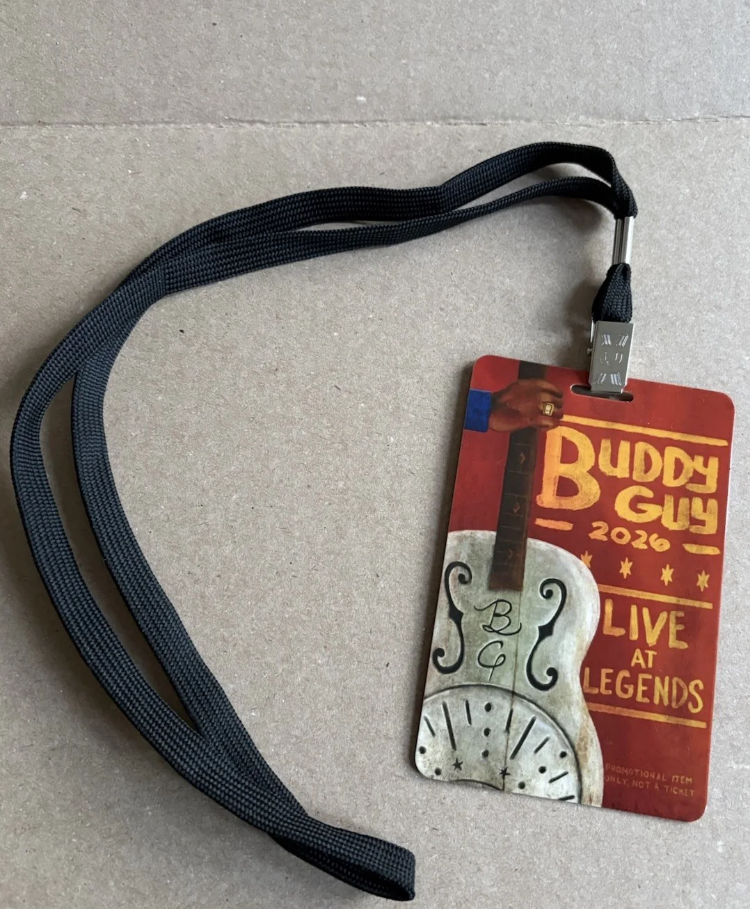 Buddy Guy Legends Chicago January 2026 Residency Lanyard, изображение 2