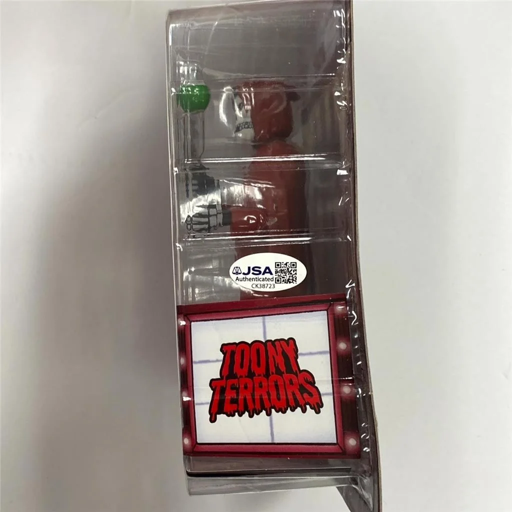 Michael Graves signed w/ Lyrics "American Psycho" Fiend Misfits Figure auto JSA, image 3