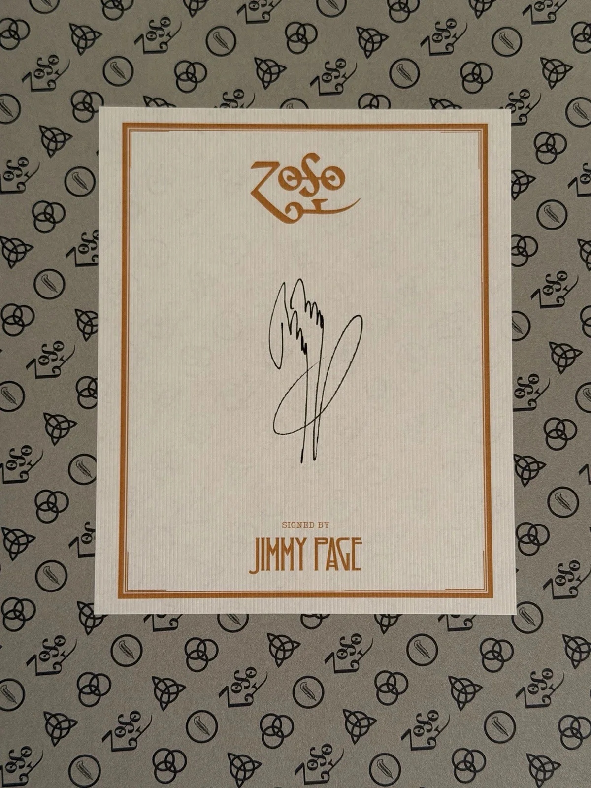 Jimmy Page Signed Autographed Led Zeppelin Book *IN HAND* Rare *SOLD OUT*, image 2