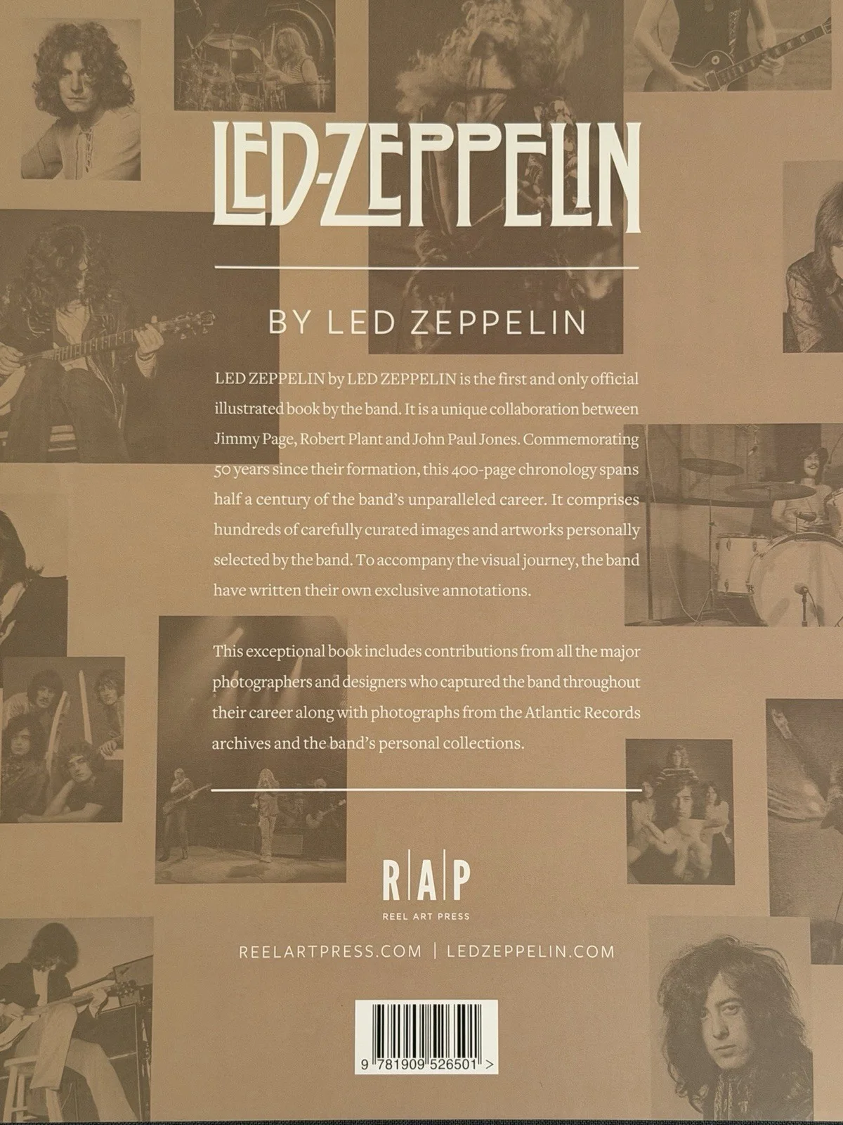 Jimmy Page Signed Autographed Led Zeppelin Book *IN HAND* Rare *SOLD OUT*, image 4