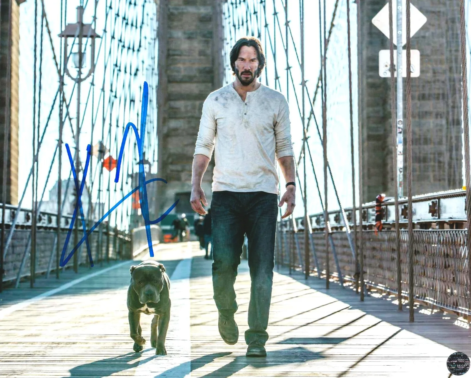 Keanu Reeves — Keanu Reeves Autographed Signed John Wick 8x10 Photo with COA/Matching Hologram