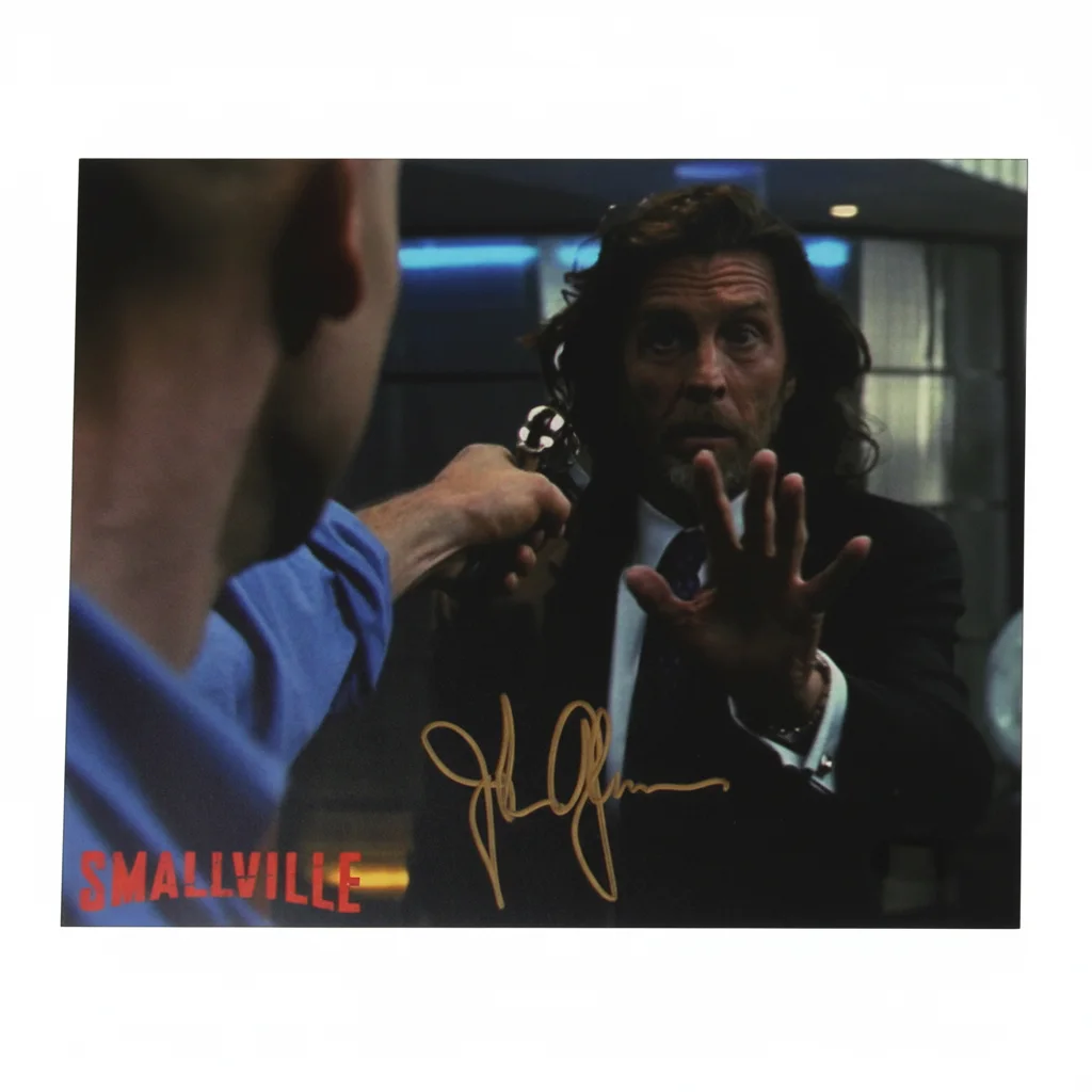 John Glover — John Glover (Lionel Luthor) Hand-Signed 8x10 SMALLVILLE Photo - JSA Certified!