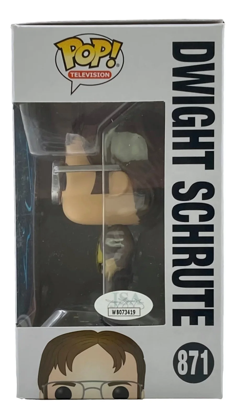 Rainn Wilson — Rainn Wilson Signed The Office Dwight Schrute Funko Pop #871 JSA ITP, image 2