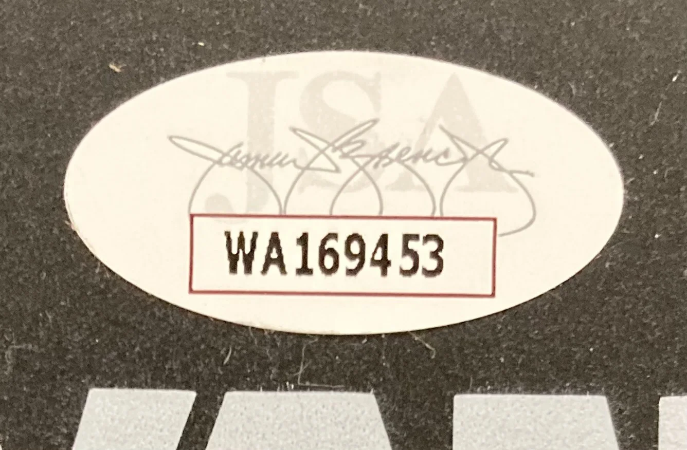 Joe Elliott — Joe Elliott Phil Collen Def Leppard Signed 15" Flt Black Evans Drum Head JSA ITP, изображение 2