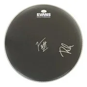 Joe Elliott — Joe Elliott Phil Collen Def Leppard Signed 15" Flt Black Evans Drum Head JSA ITP, изображение 4