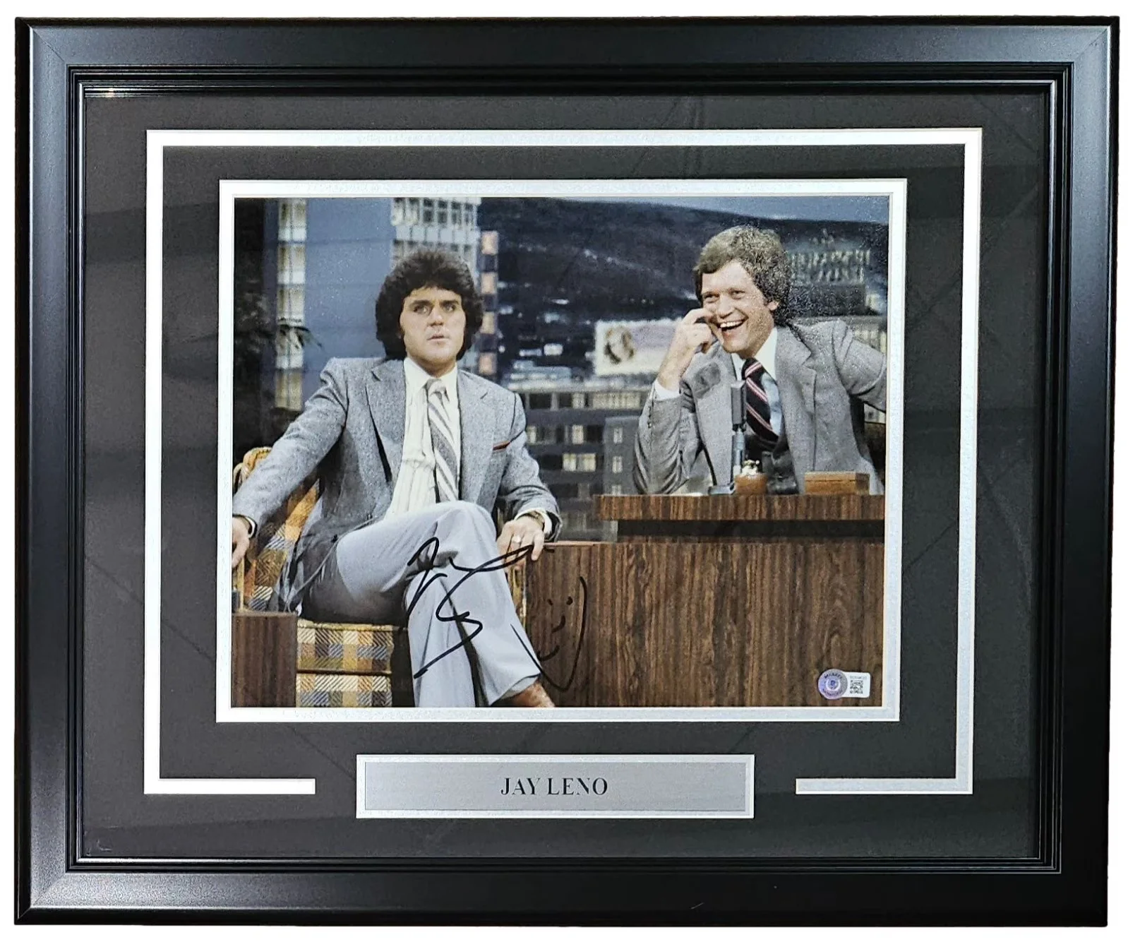 Jay Leno — Jay Leno Signed Framed 11x14 Photo BAS, image 5