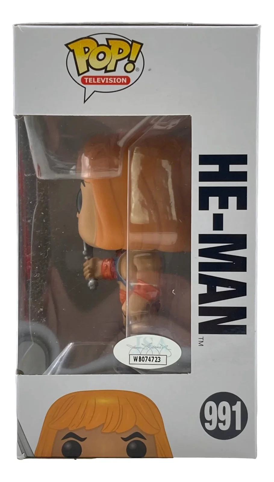 Dolph Lundgren — Dolph Lundgren Signed He-Man Funko Pop #991 JSA ITP, image 2