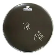 Joe Elliott — Joe Elliott Phil Collen Def Leppard Signed 15" Black Evans Drum Head JSA ITP, image 4