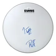 Joe Elliott — Joe Elliott Phil Collen Def Leppard Signed 13" Flt White Evans Drum Head JSA ITP, изображение 4