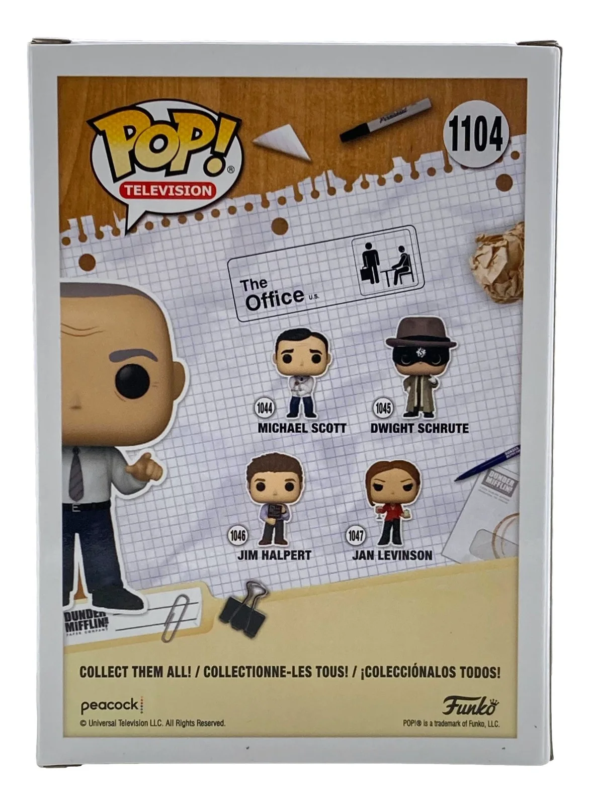 Creed Bratton — Creed Bratton Signed In Blue The Office Funko Pop #1104 JSA ITP, image 3