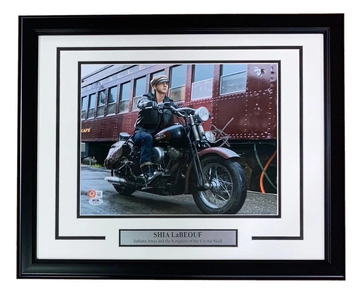 Shia LaBeouf — Shia LaBeouf Signed Framed 11x14 Indiana Jones Kingdom Crystal Skull Photo BAS