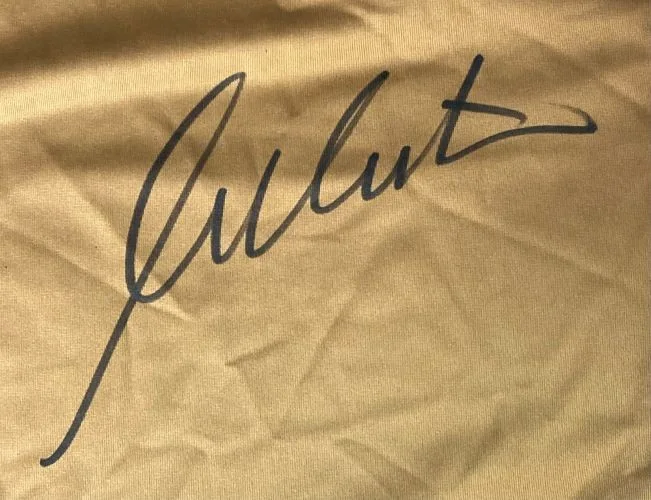 William Shatner — William Shatner Signed Captain Kirk Custom Star Trek Shirt JSA ITP Hologram, image 2