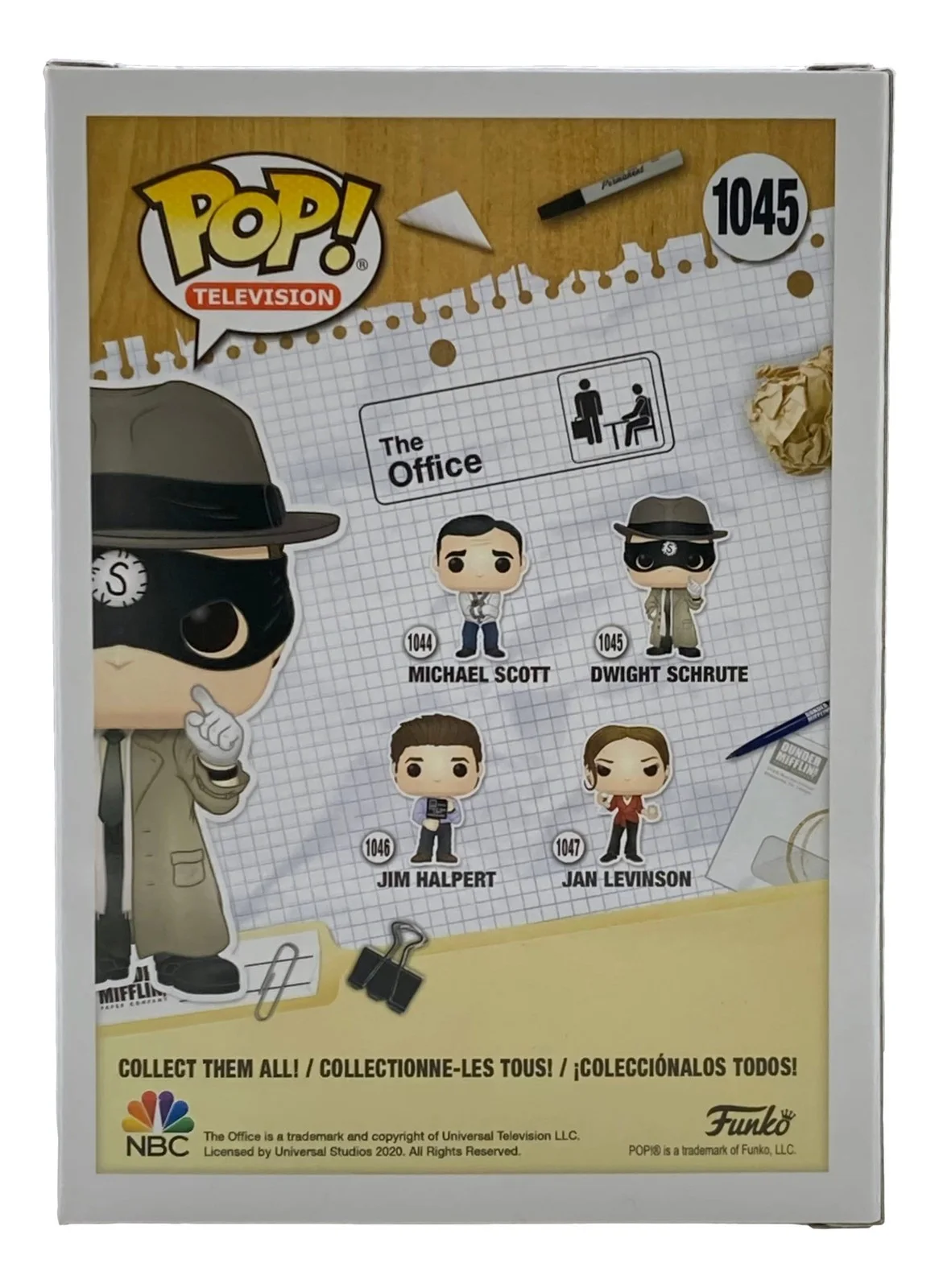 Rainn Wilson — Rainn Wilson Signed The Office Dwight Schrute Funko Pop #1045 JSA ITP, image 3