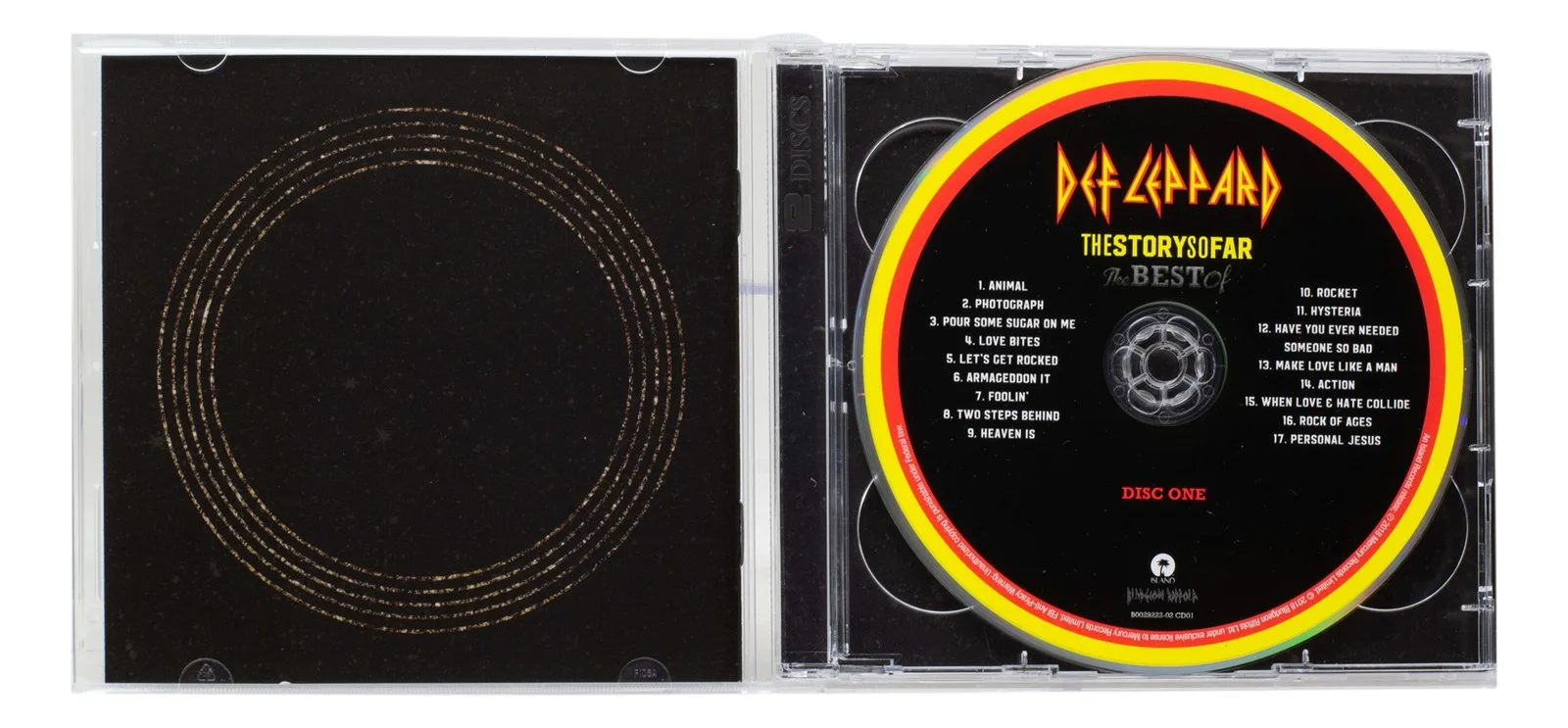 Joe Eliott — Joe Elliott Signed Def Leppard The Story So Far CD Booklet JSA ITP, image 3