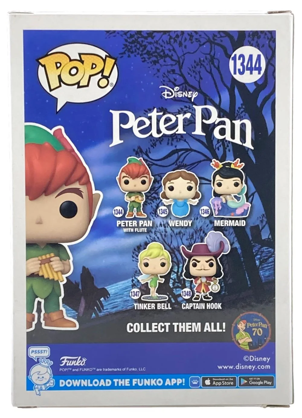 Jeremy Sumpter — Jeremy Sumpter Signed Peter Pan Funko Pop #1344 Peter Pan Inscribed JSA, image 3