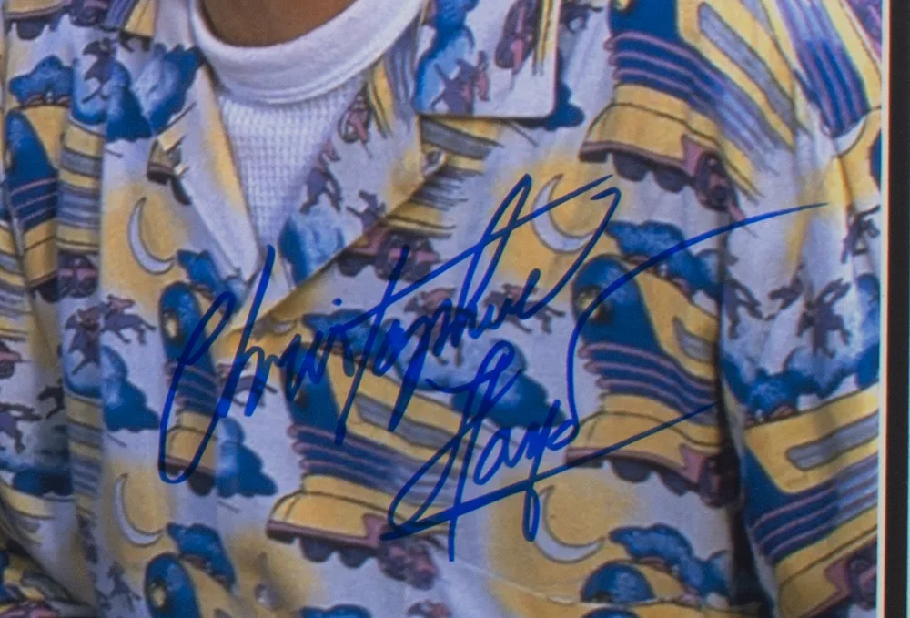 Michael J. Fox — Michael J. Fox Christopher Lloyd Signed Framed 16x20 Future Photo JSA BAS, image 3