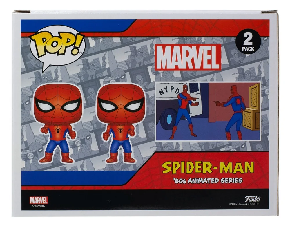 Marvel Spider-Man VS Spider-Man 2 Pack Funko Pop! Vinyl Figure, image 4