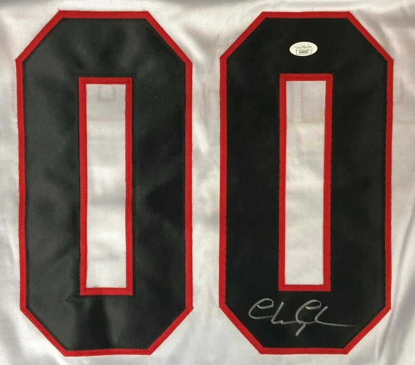 Chevy Chase — Chevy Chase Signed Christmas Vacation White Chicago Griswold Jersey JSA, image 2