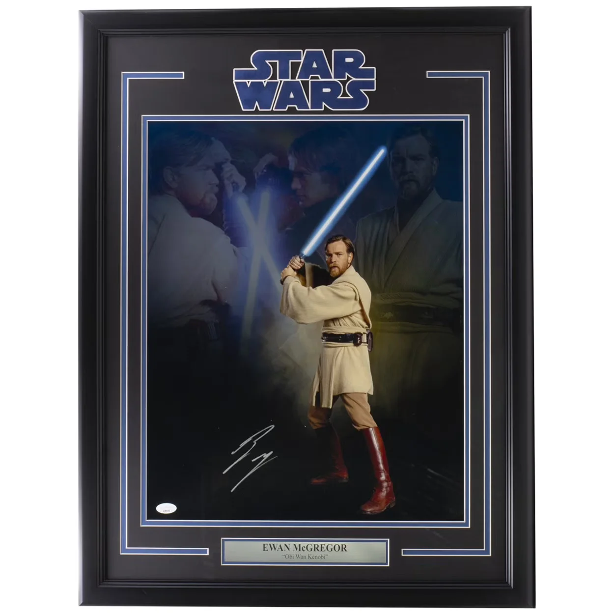 Ewan McGregor — Ewan McGregor Signed Framed 16x20 Star Wars Revenge of The Sith Photo JSA, image 5