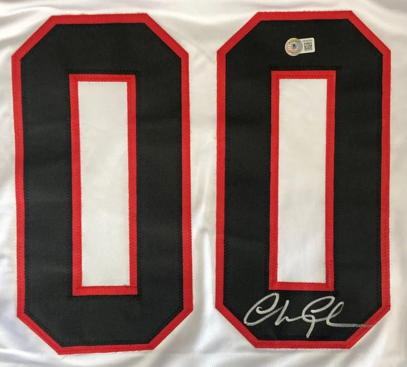 Chevy Chase — Chevy Chase Signed Lampoons Christmas Vacation White Griswold Jersey BAS, image 2
