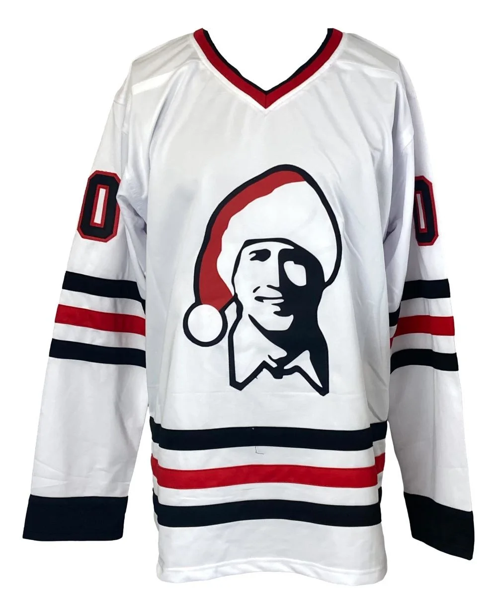 Chevy Chase — Chevy Chase Signed Lampoons Christmas Vacation White Griswold Jersey BAS, image 3