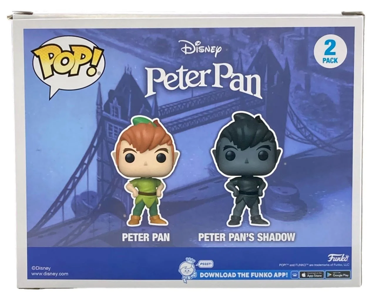 Jeremy Sumpter — Jeremy Sumpter Signed Peter Pan Funko Pop 2-Pack Peter Pan Inscribed JSA, image 3