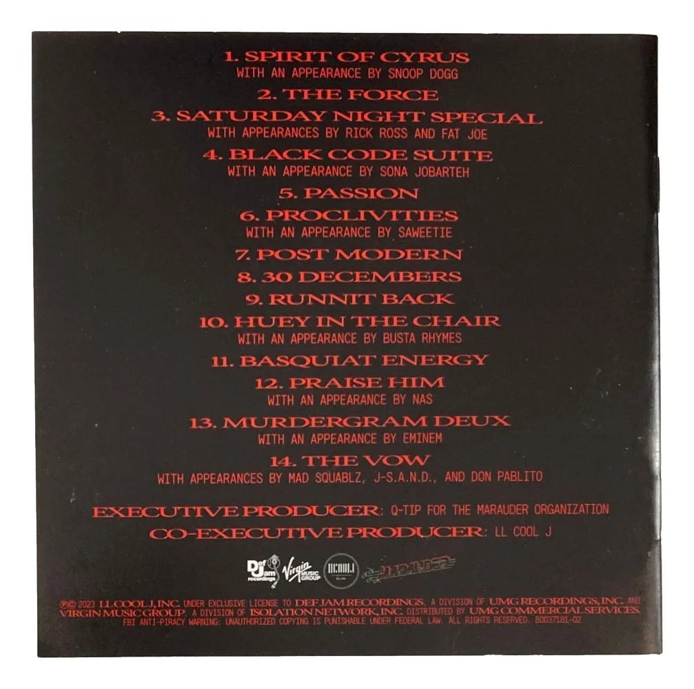 LL Cool J — LL Cool J Signed The Force CD Booklet BAS, image 2