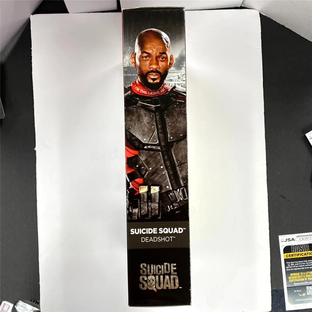 Will Smith signed Deadshot Suicide Squad Mattel Figure autograph JSA, image 5