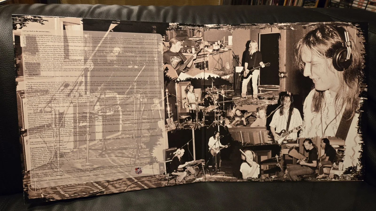 Drivin N Cryin Mystery Road Vinyl LP SIGNED, image 3